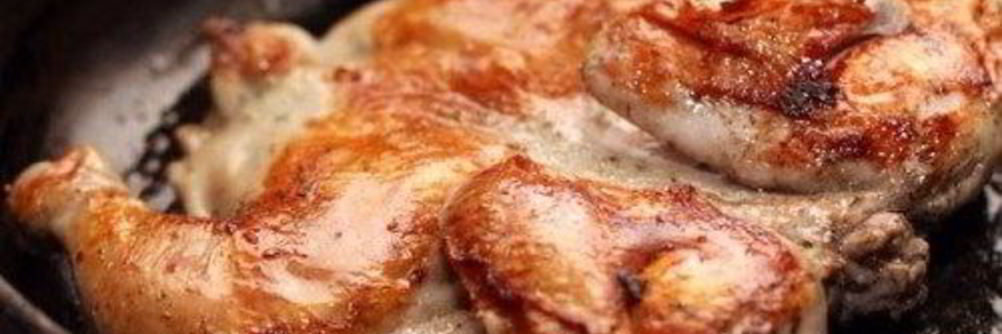 Цыпленок с чесночным соусом