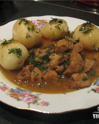 Тушеное вымя