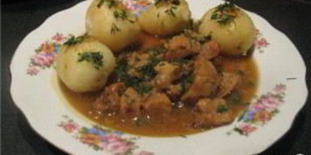 тушеное вымя