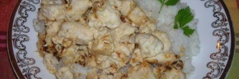 Тушеные куриные грудки