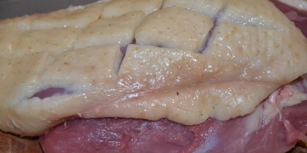 утиная грудка с мандаринами