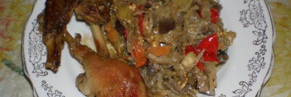 Утка кусочками в духовке