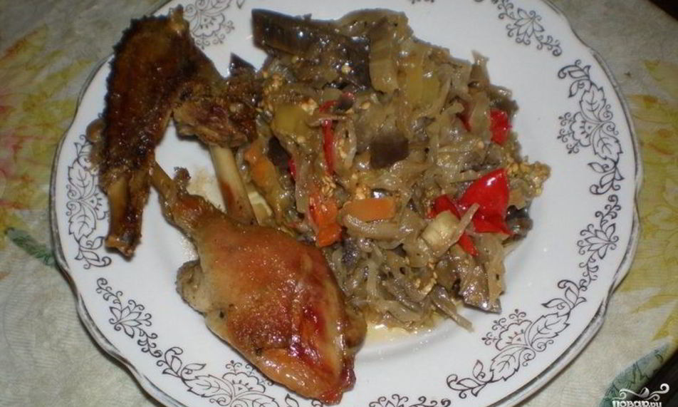 Рецепт утка кусочками в духовке