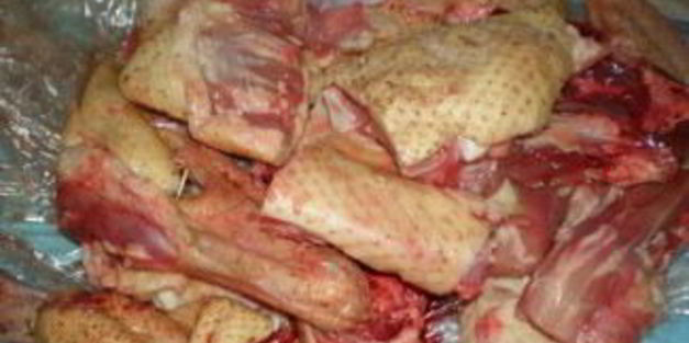 утка кусочками в духовке