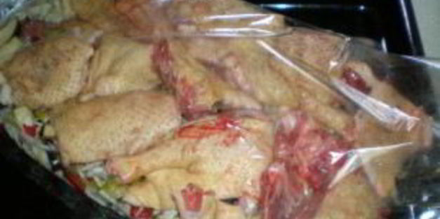 утка кусочками в духовке