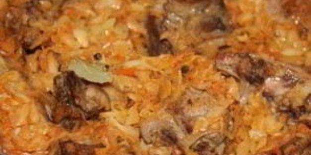 утка, тушенная с капустой квашеной