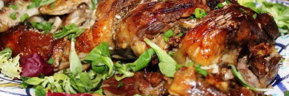 Запеченная баранья нога