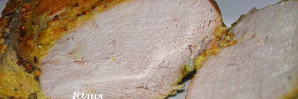 Запеченная индюшиная грудка