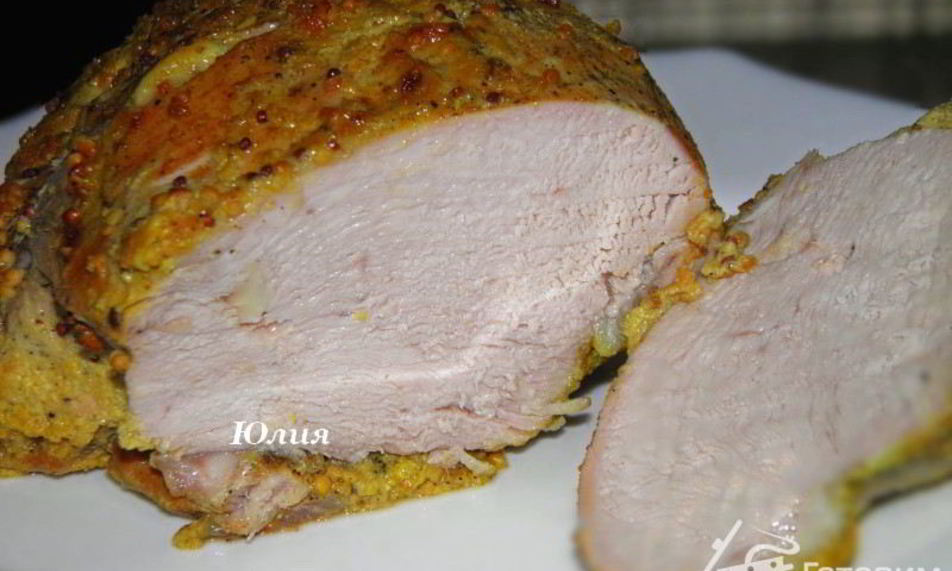 Рецепт запеченная индюшиная грудка