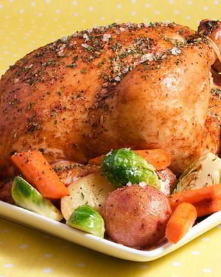 Запеченный цыпленок