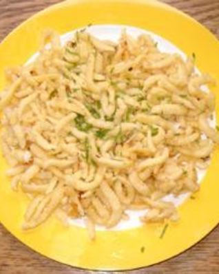 Немецкая домашняя лапша с сыром