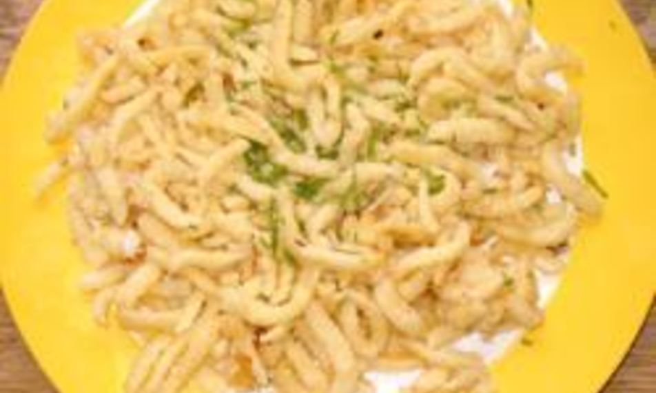 Рецепт немецкая домашняя лапша с сыром