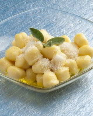 Ньокки с пармезаном и рукколой