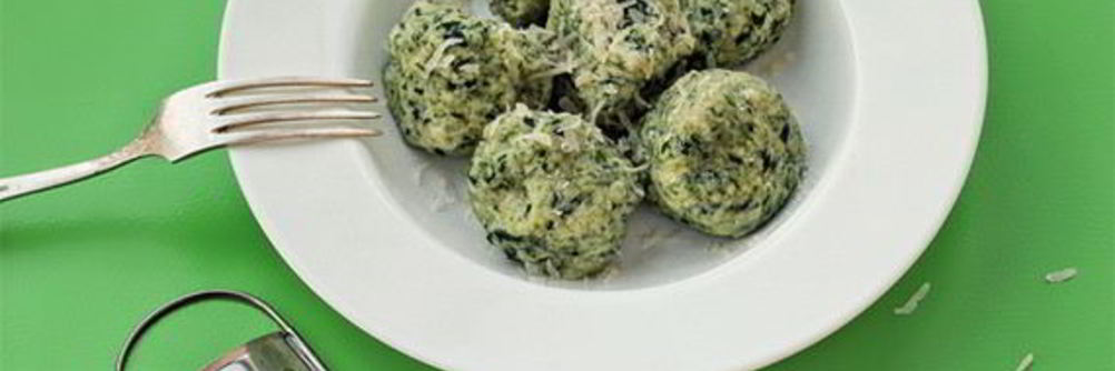 Ньокки со шпинатом