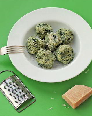 Ньокки со шпинатом