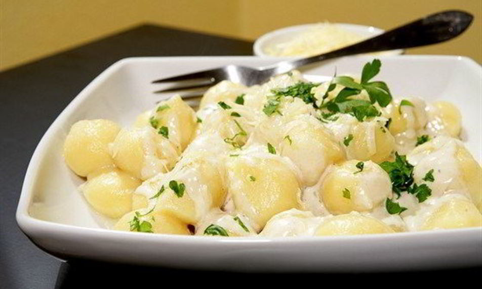 Рецепт ньокки со сливками и трюфельным маслом