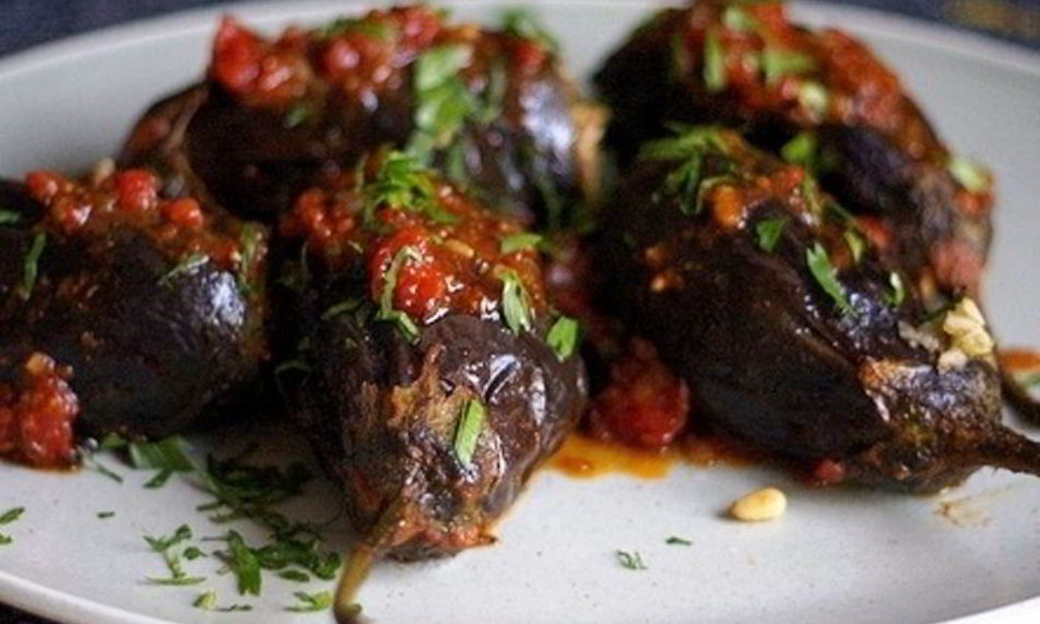 Рецепт баклажаны, фаршированные мясом и рисом