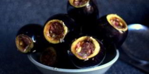 баклажаны, фаршированные мясом и рисом