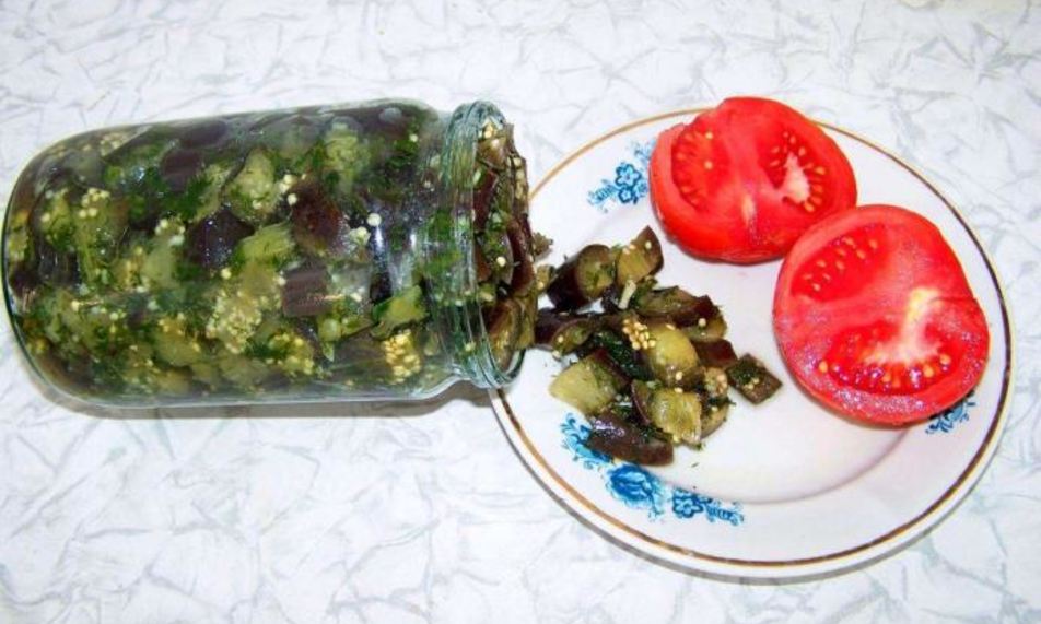 Рецепт баклажаны с чесноком и укропом