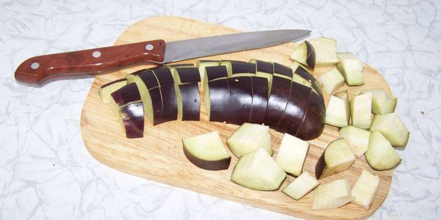 баклажаны с чесноком и укропом