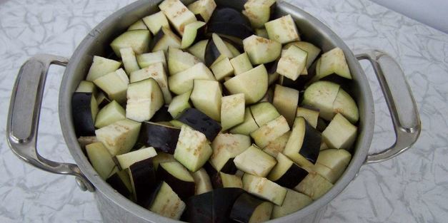 баклажаны с чесноком и укропом