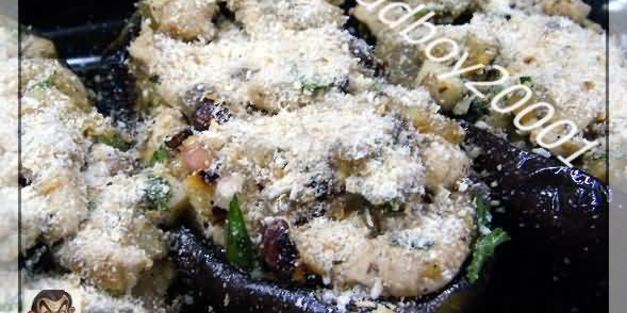 баклажаны с мясной начинкой