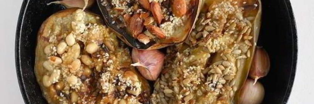 Баклажаны с орехами