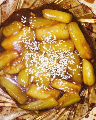 Баклажаны в кисло-сладком соусе