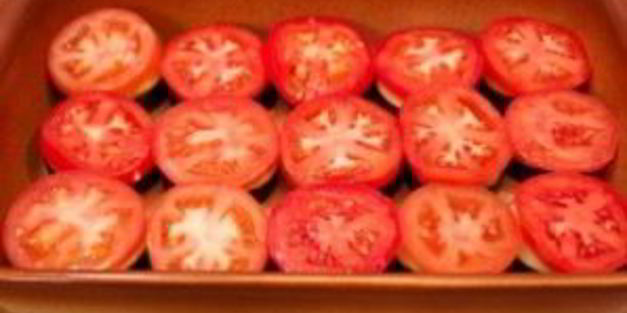 баклажаны запеченные с томатами и сыром