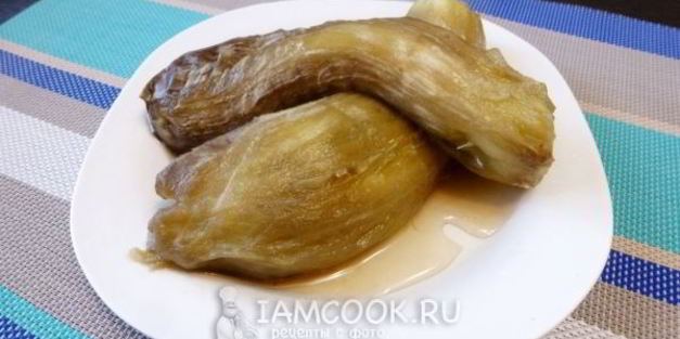 баклажаны, запеченные целиком в духовке