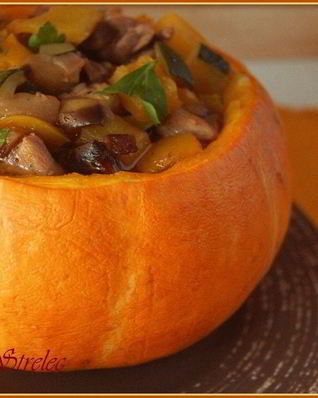 Фаршированная тыква Горшочек вари