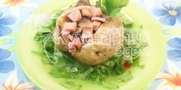 фаршированный картофель