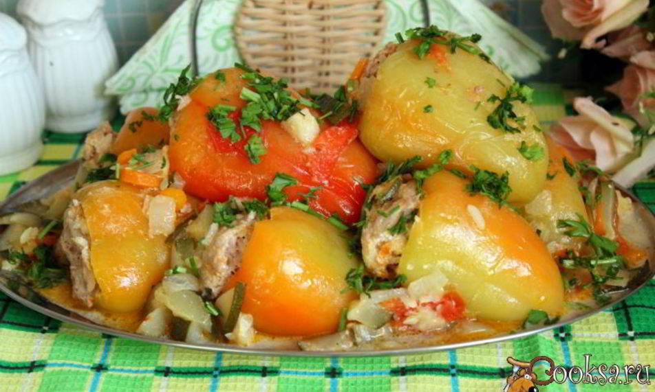 Рецепт фаршированный перец