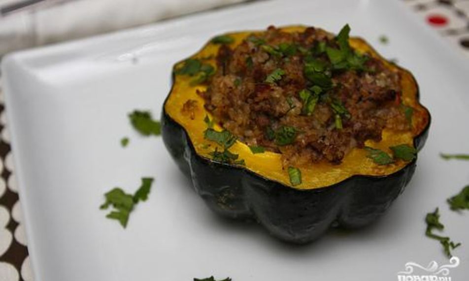 Рецепт фаршированный сквош в марокканском стиле