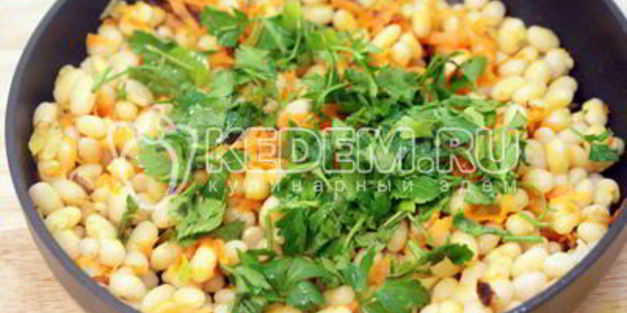 фасоль с овощами