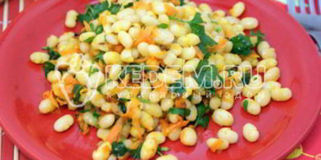 фасоль с овощами