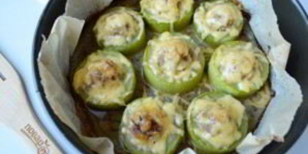 кабачки, фаршированные индейкой