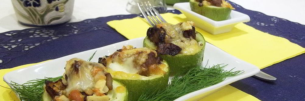 Кабачки фаршированные мясом