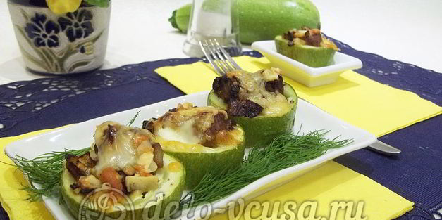 кабачки фаршированные мясом