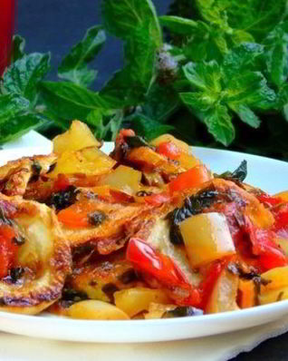 Кабачки по-гречески