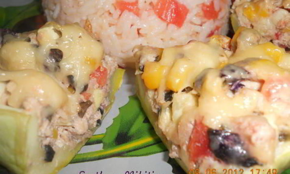 Рецепт кабачки с рисом