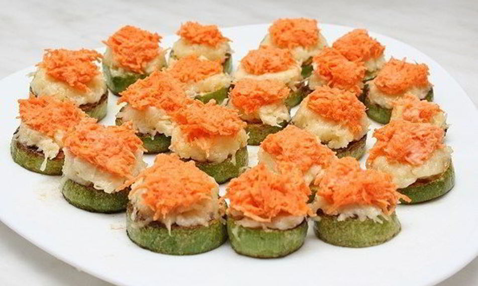 Рецепт кабачки с сыром и морковью