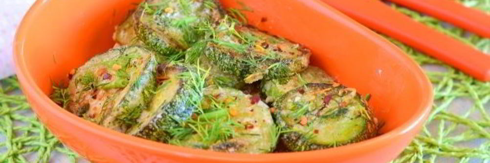 Кабачки сливочно-пряные