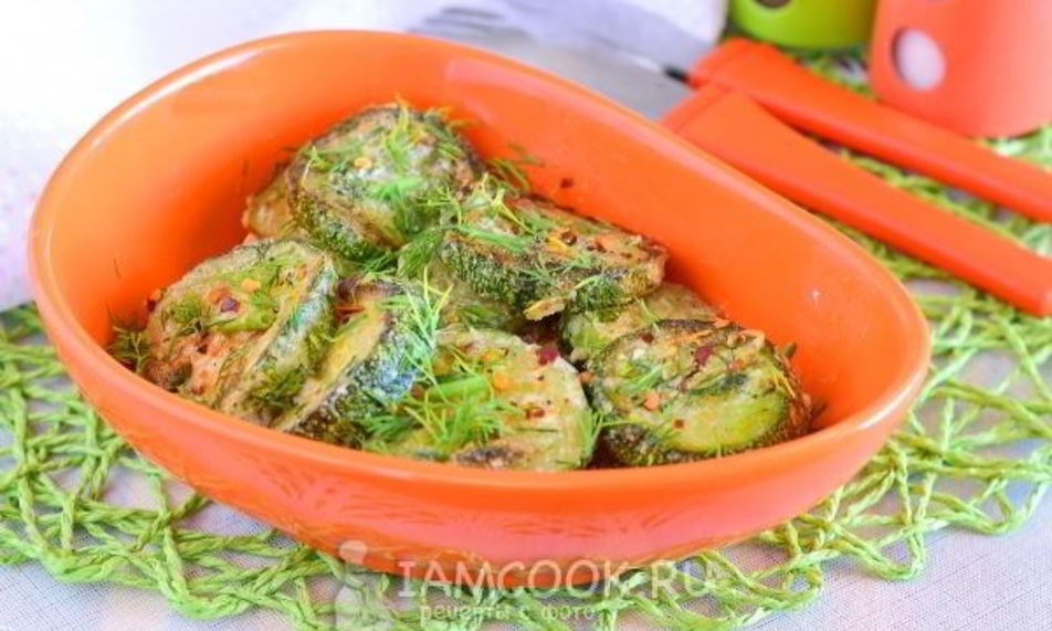 Рецепт кабачки сливочно-пряные