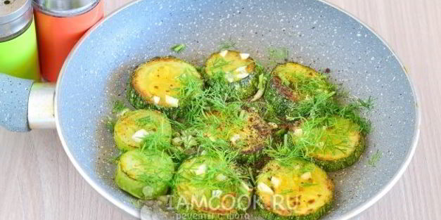 кабачки сливочно-пряные