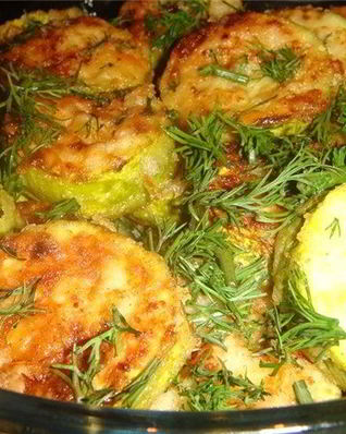 Кабачки жареные консервированные