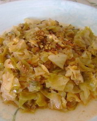 Капуста с фаршем