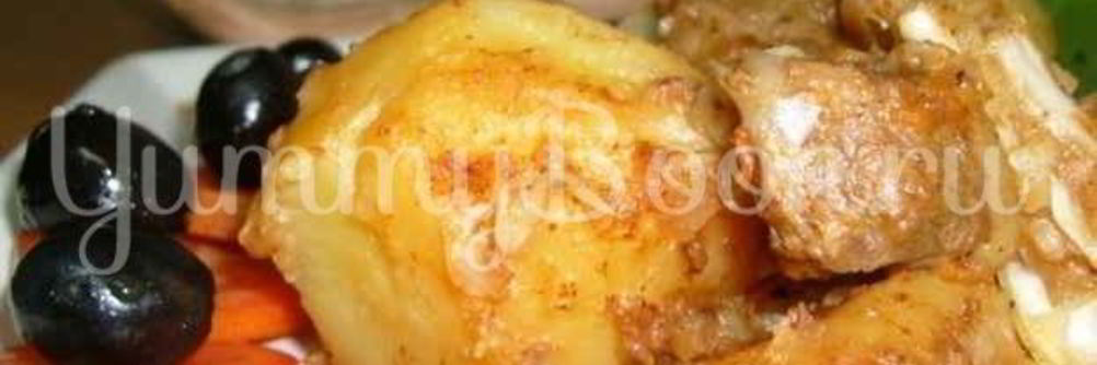 Картофель тушеный с капустой