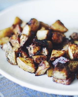 Картофель, запеченный с бальзамическим уксусом