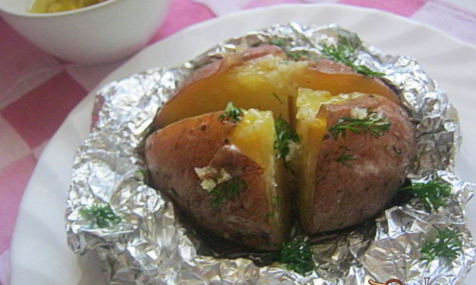 Рецепт картофель запеченный в фольге